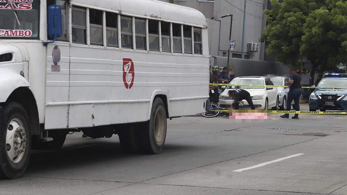 Muerte de ciclista en Veracruz